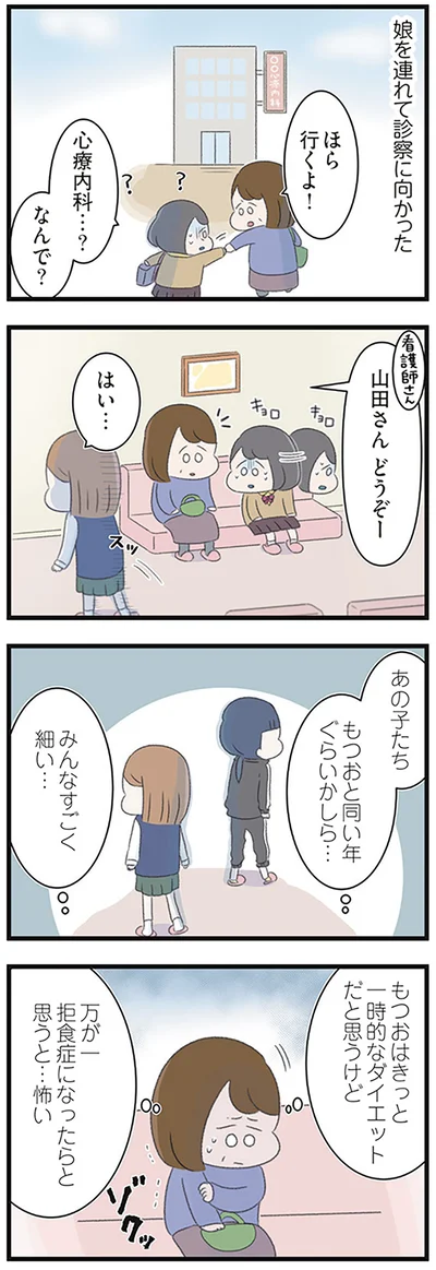 娘を連れて診察に向かった