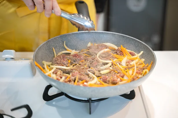焼き始めたら触らないのもポイント！