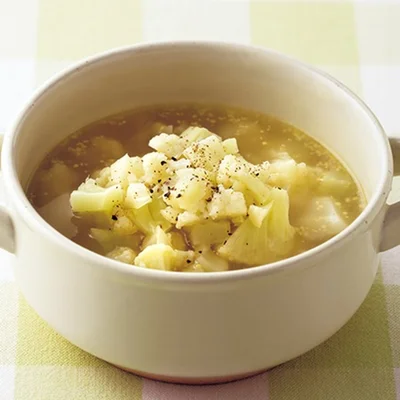 旬野菜を使うなら「カリフラワーのスープ」がおすすめ。