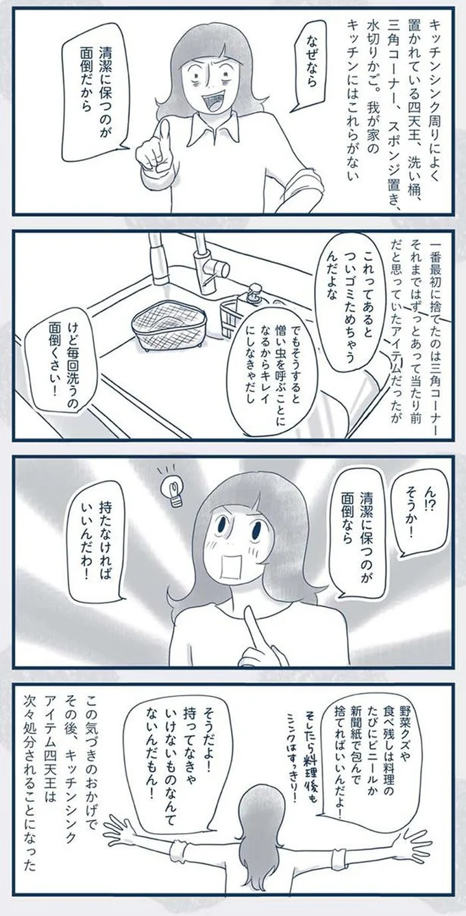 『わたしのウチには、なんにもない。4コマ総集編』より