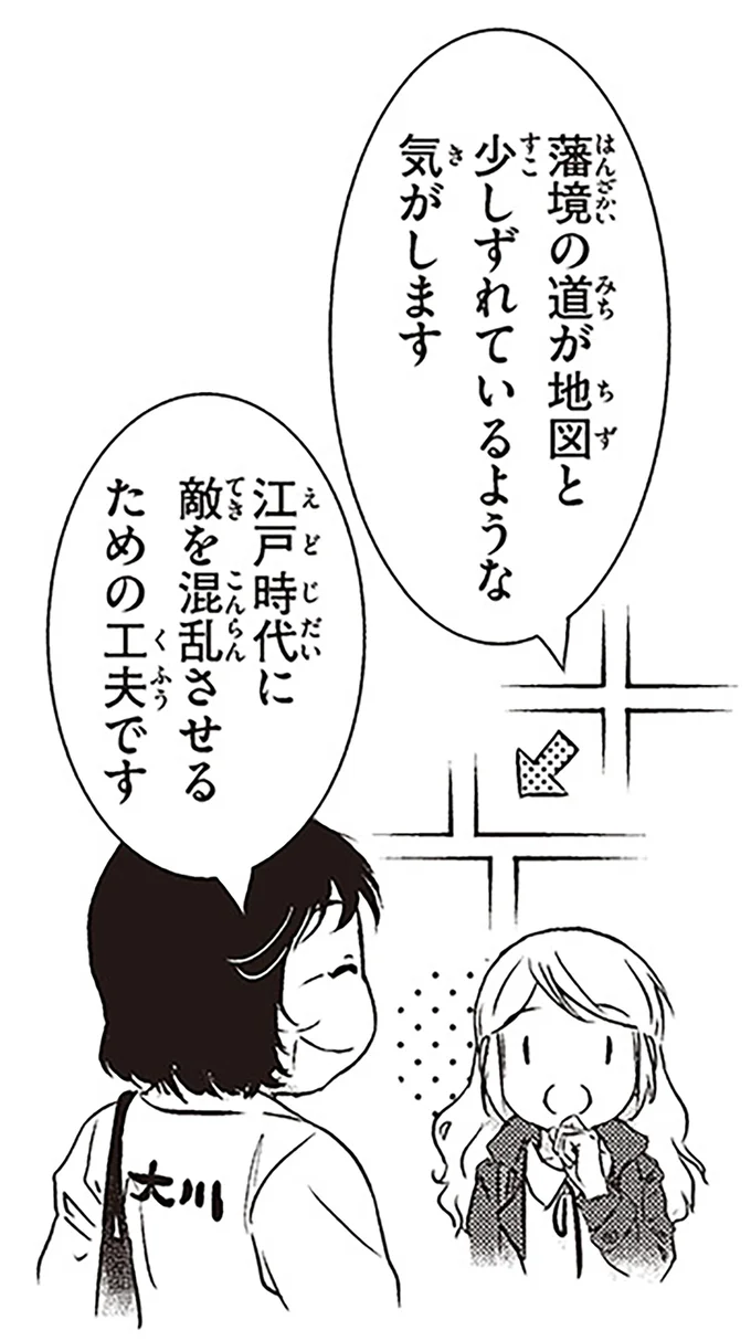 江戸時代に敵を混乱させるための工夫です