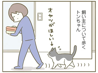 ついて歩くので…