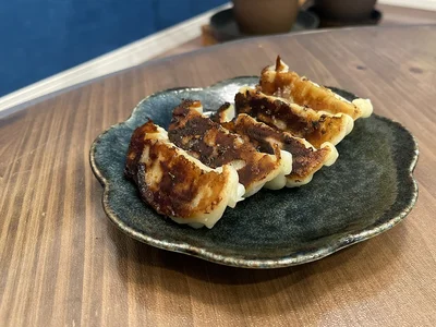 餃子にかけても美味しい
