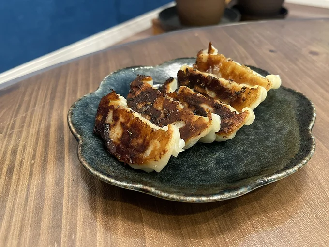 餃子にかけても美味しい