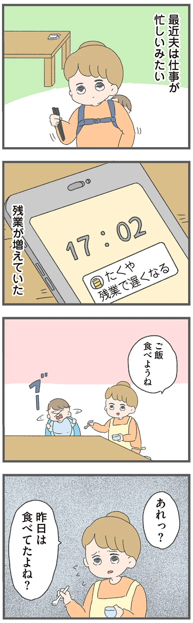 残業が増えていた