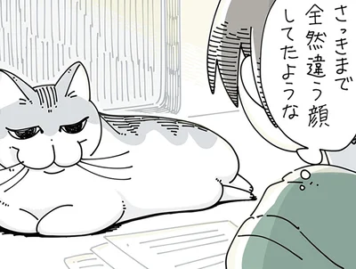 さっきまでの顔と違う？