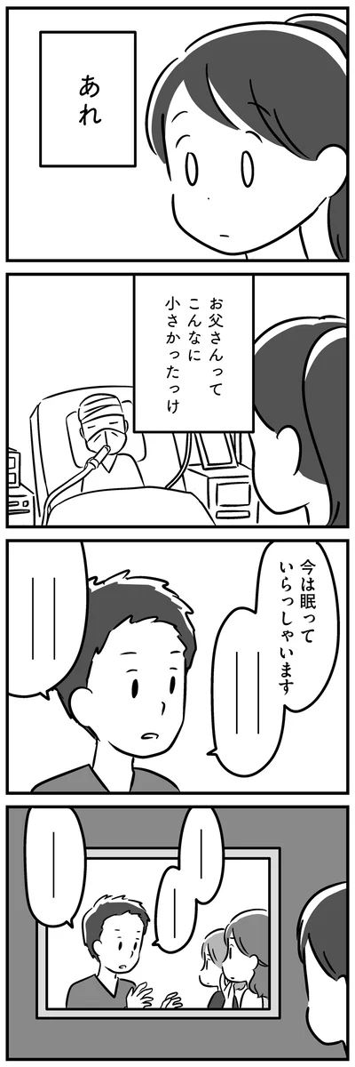 お父さんってこんなに小さかったっけ