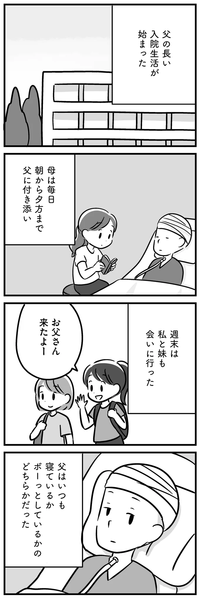 父の長い入院生活が始まった