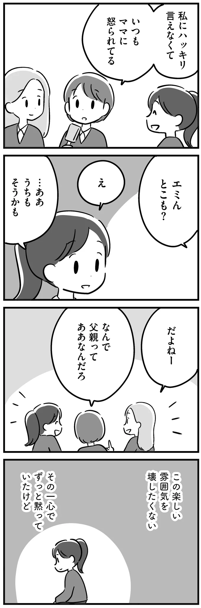 この楽しい雰囲気を壊したくない