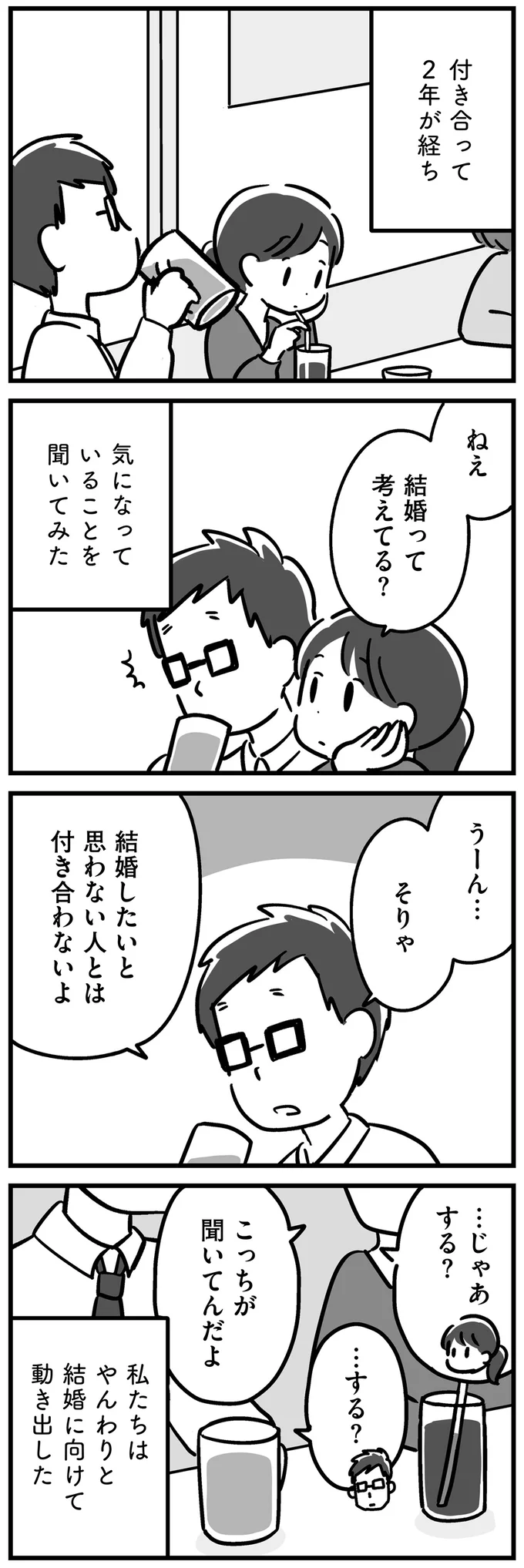 結婚に向けて動き出した