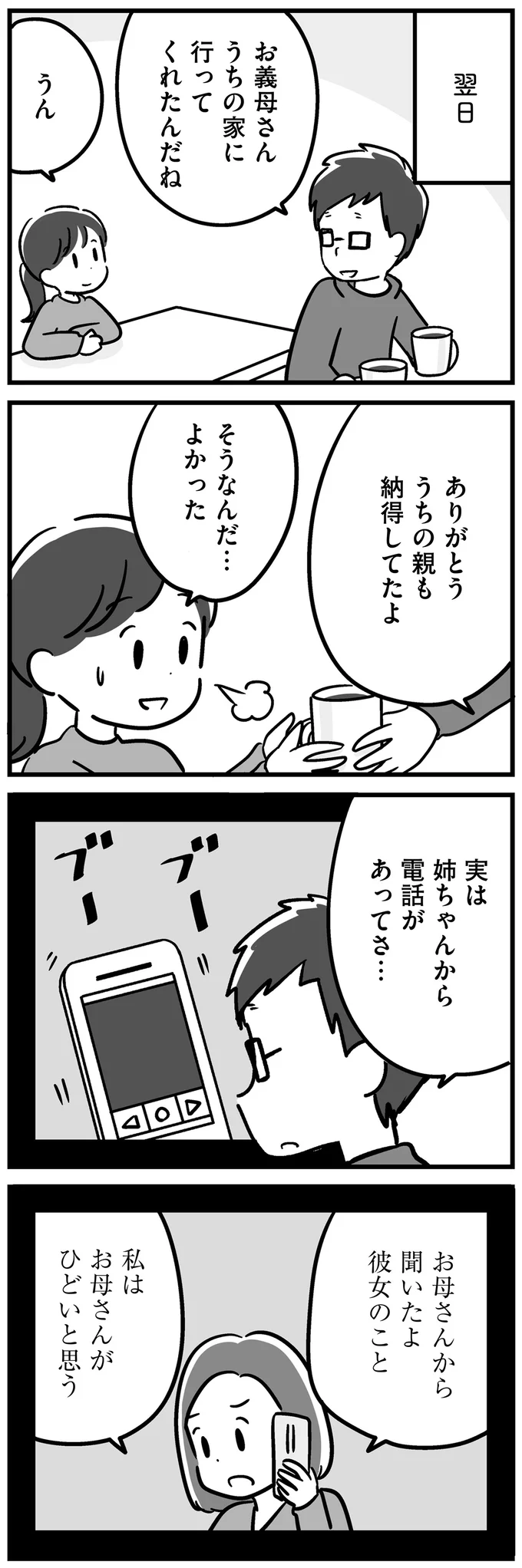 実は姉ちゃんから電話があってさ…