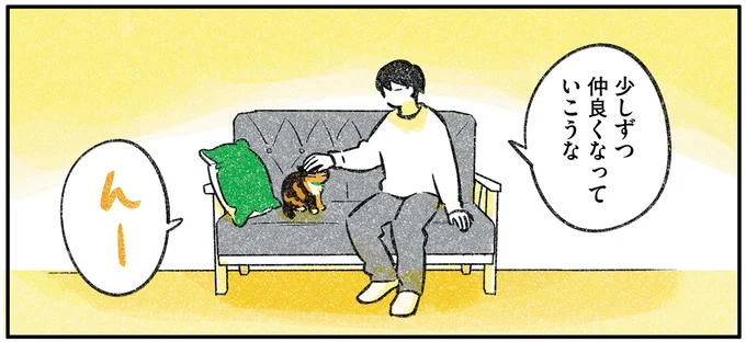 少しずつ仲良くなっていこうな