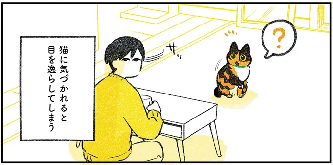 目を逸らしてしまう