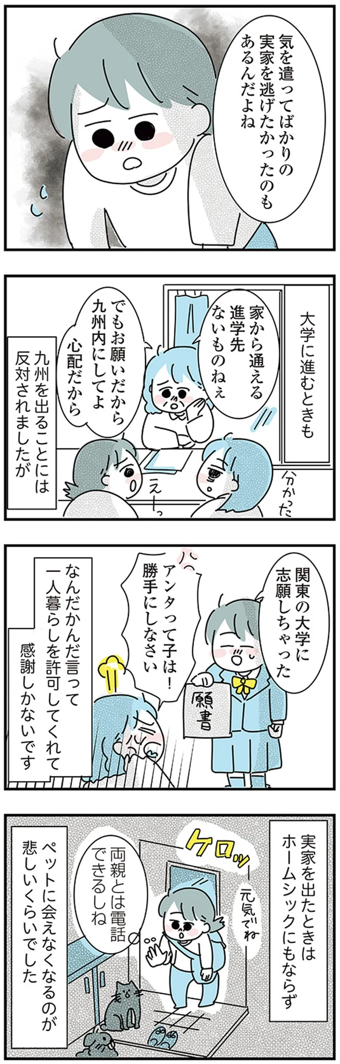 家から通える進学先ないものねぇ