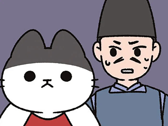【金太郎なねこ】「なんて力だ！」大きな猫の金太郎を家臣に迎えたい頼光が驚いたこと