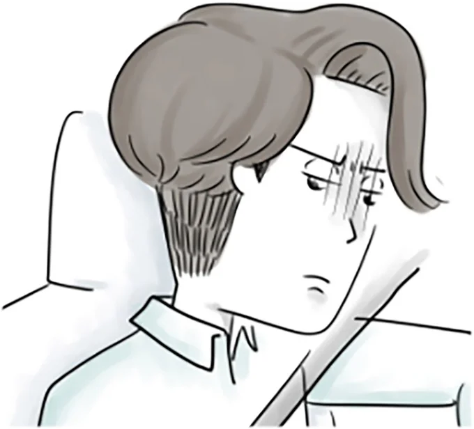 妻の前では夫は不機嫌で