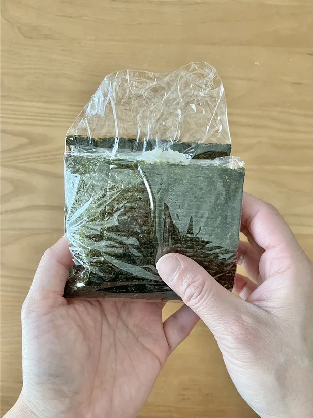 ラップを開いたら…(▶次へ)