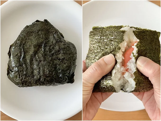 ラップ1枚でコンビニのパリパリおにぎりを再現する裏ワザ