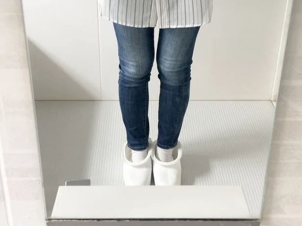 鏡に映った姿がはっきり見えるようになりました!(▶次へ)
