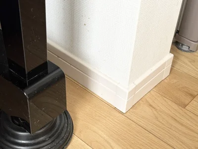 壁に付いた汚れの色が薄くなりました！