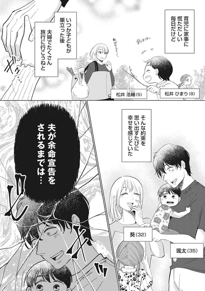 夫が余命宣告をされるまでは…