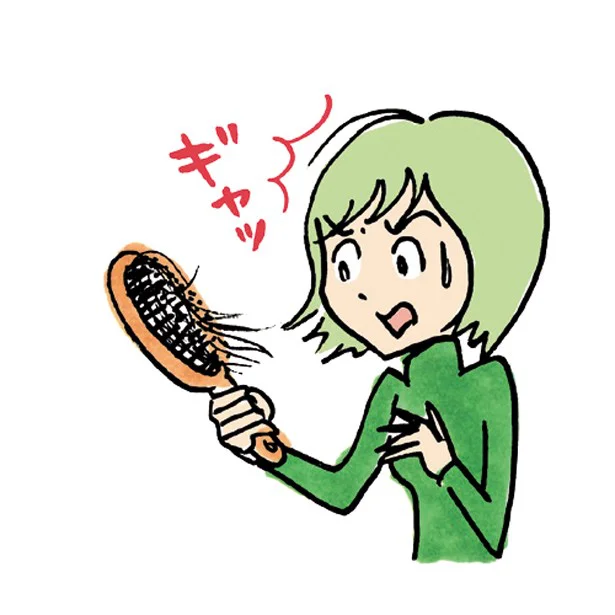 ヘアブラシを見てギョッとすることない？