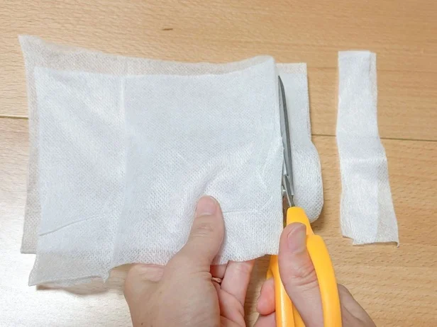ドライシートをカットする(▶次へ)