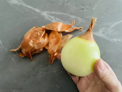 身を傷つけずに皮がつるんとむけた（▶皮は？）