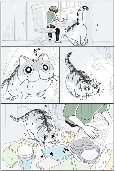 散らかった机の上