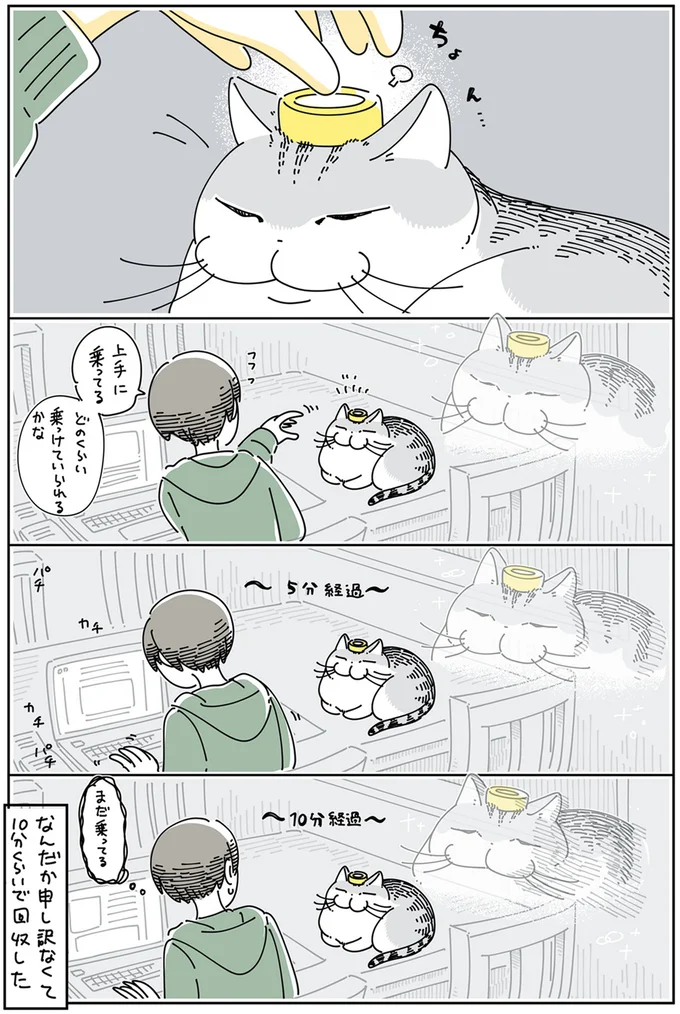 どのくらい乗っけていられるかな