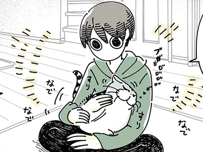 猫をなでなでしたら…