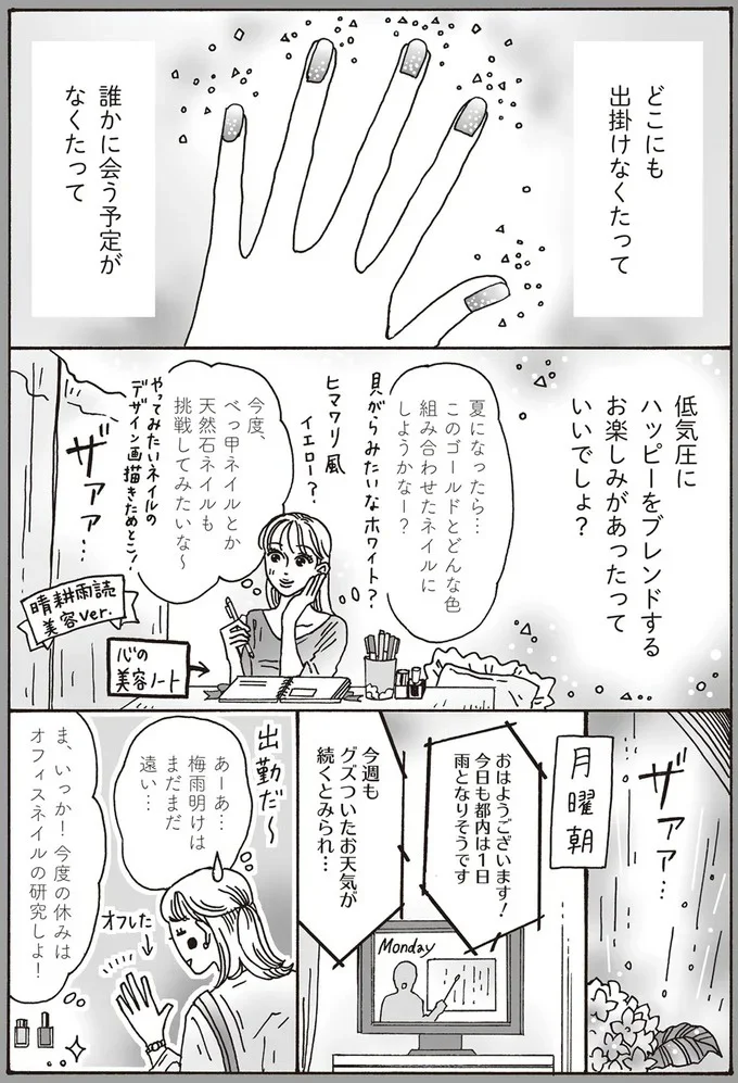 低気圧にハッピーをブレンド
