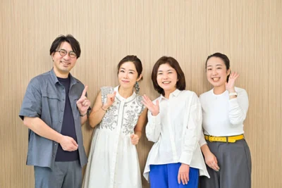 座談会メンバーの4人。