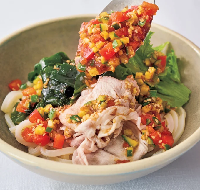 豚しゃぶサラダうどん