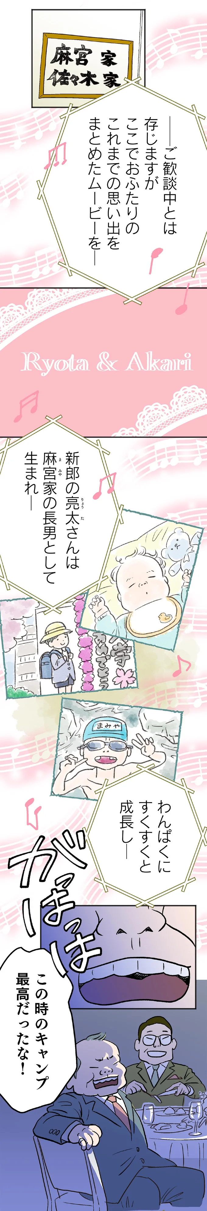 思い出をまとめたムービーを