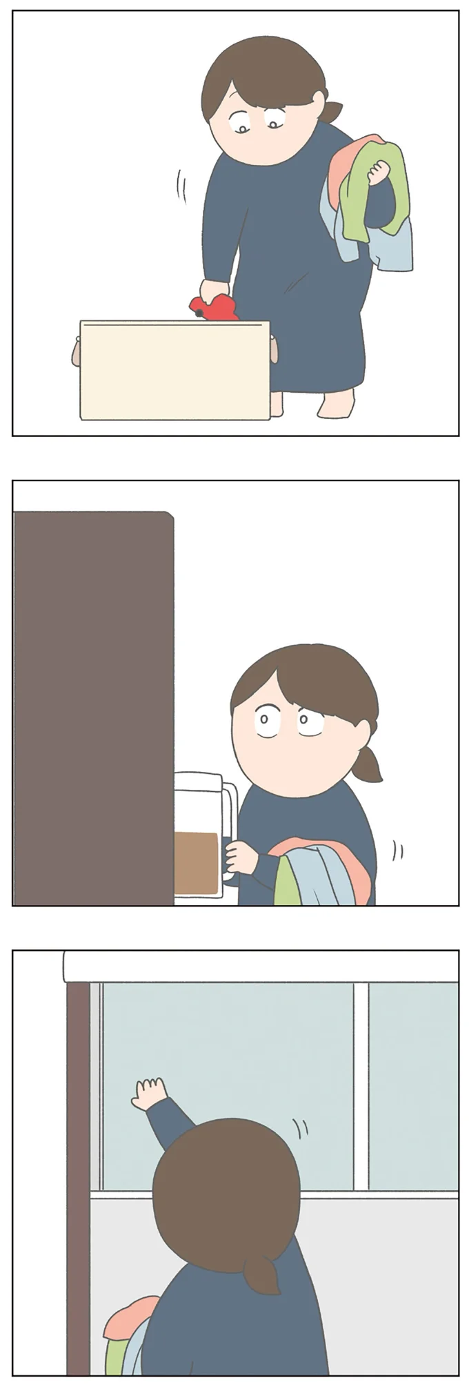 黙々とお片付け