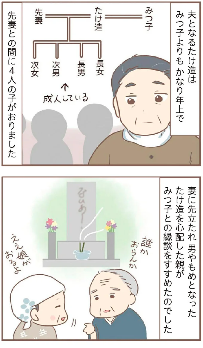 先妻との間に4人の子がおりました
