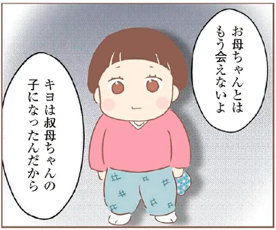 お母ちゃんとはもう会えないよ