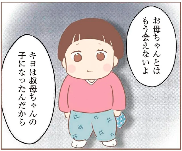「お母ちゃんとはもう会えないよ」知らぬ間に叔父の養子になっていて