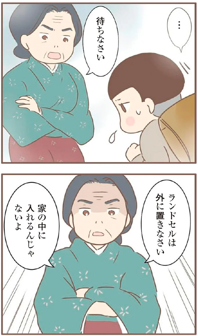 家の中に入れるんじゃないよ
