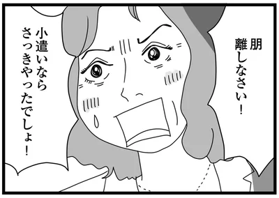小遣いならさっきやったでしょ！