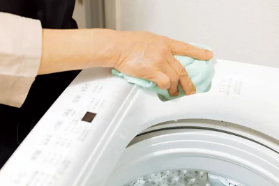 汚れやすいところは水拭き