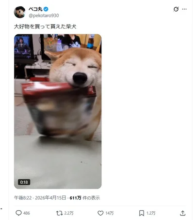多くのいいね！が集まりました▶遠くからでもわかる感情（⇒次へ）