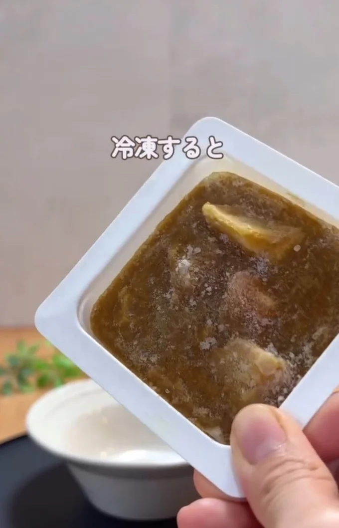 食べたいときに解凍する▶実は豆腐パックの量が…(⇒次へ)