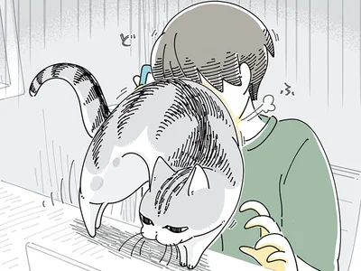 邪魔してくる…