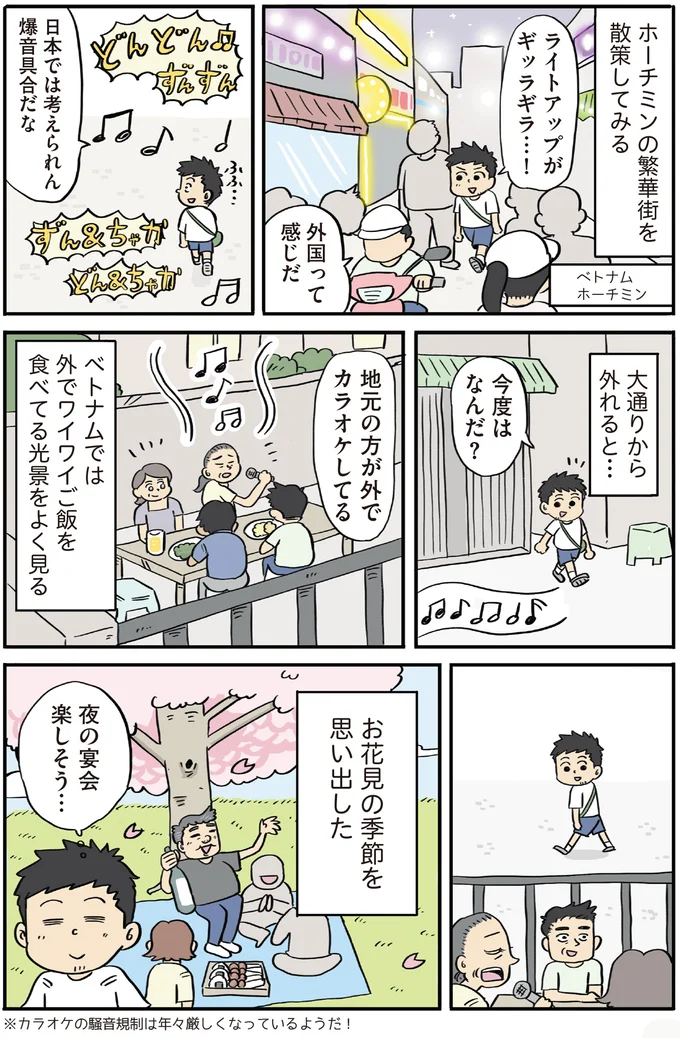 ホーチミンの繁華街