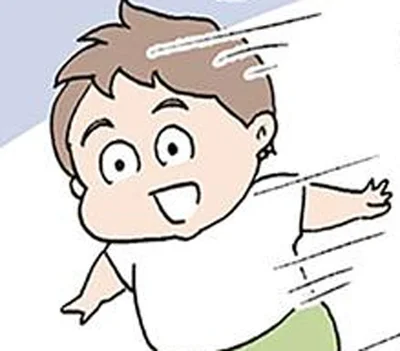 勝手に走り出す息子