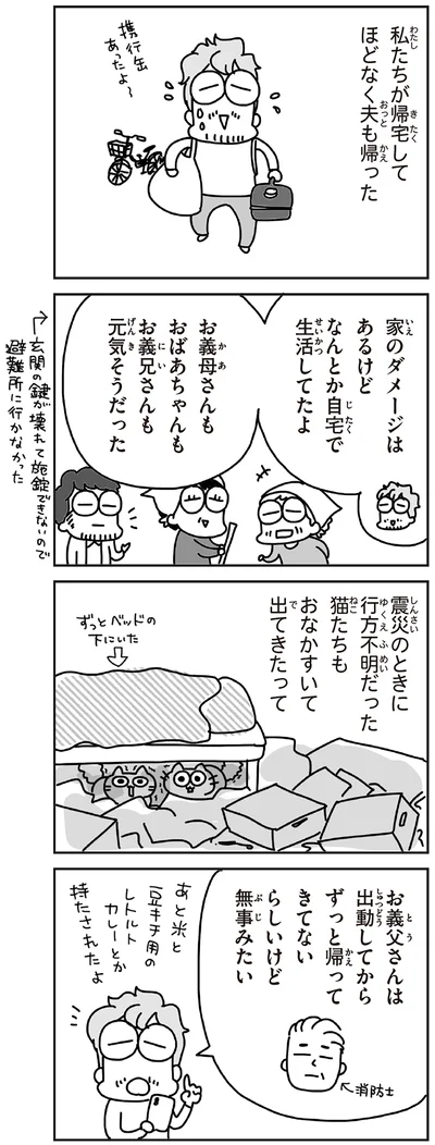 なんとか自宅で生活してたよ