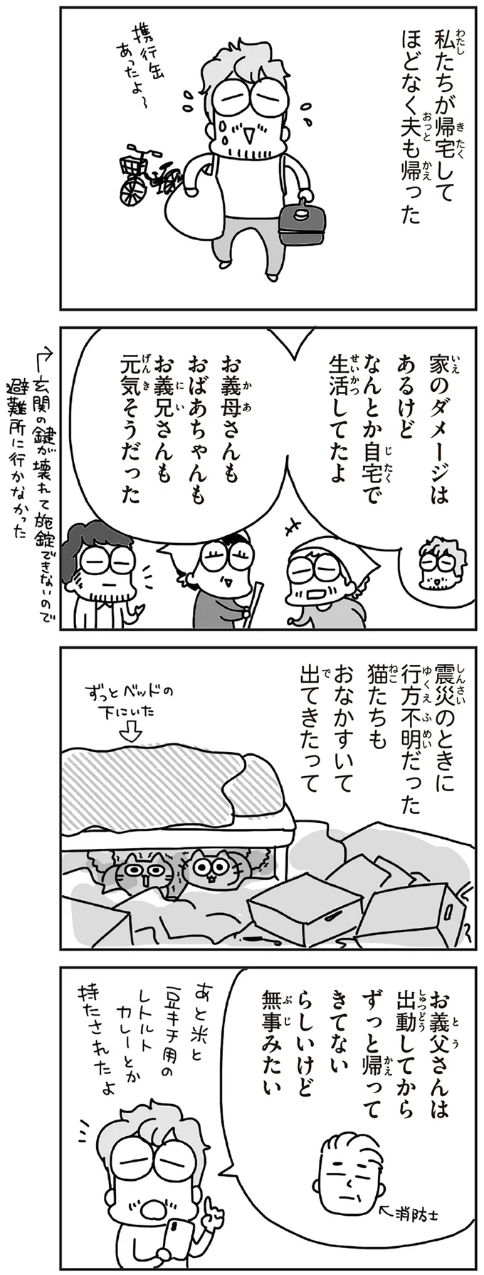なんとか自宅で生活してたよ