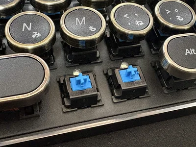 HKW タイプライター風メカニカルキーボード：タイプライターっぽい仕様